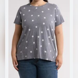 Lucky Brand Start T- Shirt. Gray. Size 2 X